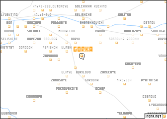 map of Gorka