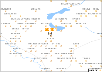 map of Gorka