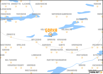 map of Gorka