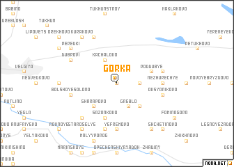 map of Gorka