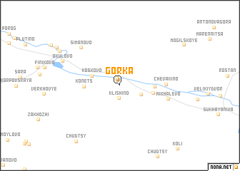 map of Gorka