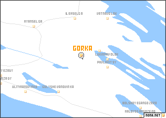 map of Gorka