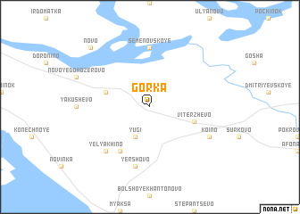 map of Gorka