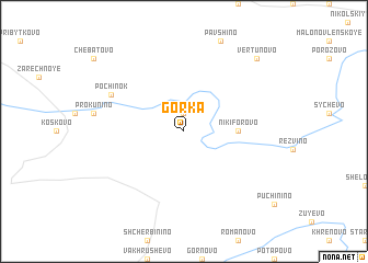 map of Gorka