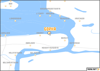 map of Gorka