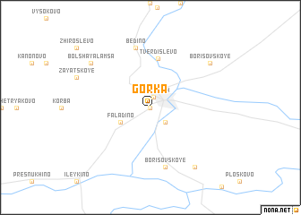 map of Gorka