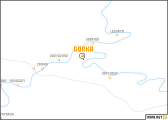 map of Gorka