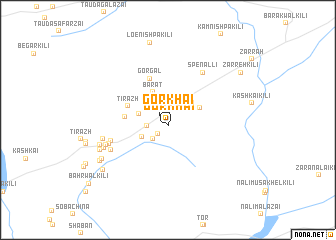 map of Gorkhai