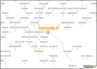 map of Górki Małe