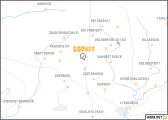 map of Gor\