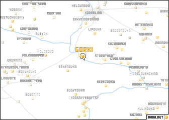 map of Gorki