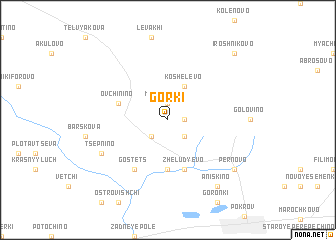 map of Gorki