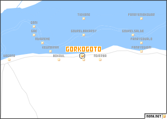 map of Gorko Goto