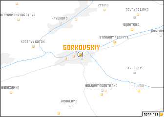 map of Gor\