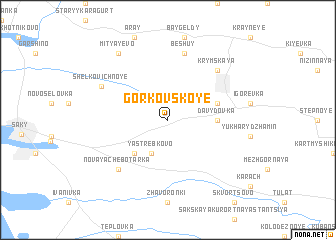 map of Gorʼkovskoye