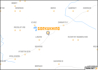 map of Gor\