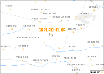 map of Gorlachevka