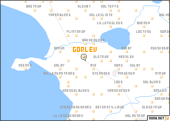 map of Gørlev