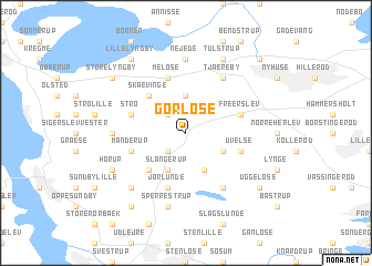 map of Gørløse