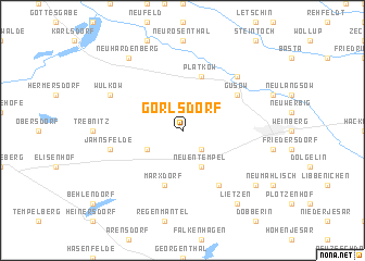 map of Görlsdorf