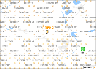 map of Gorma