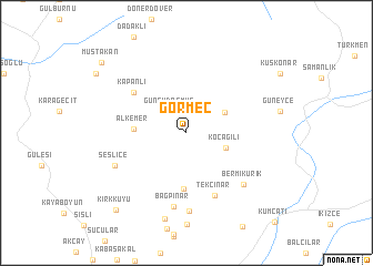 map of Görmeç