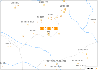 map of Gormūnow