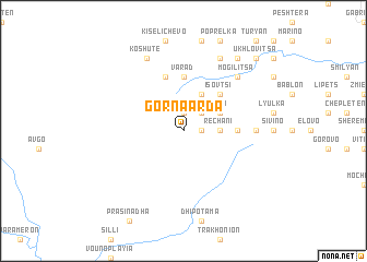 map of Gorna Arda