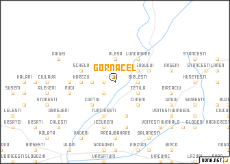 map of Gornăcel