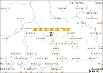 map of Gorna Khadzhiyska