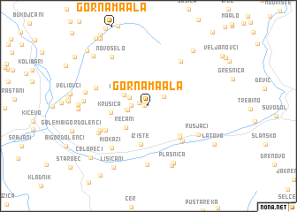 map of Gorna Maala