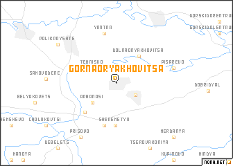 map of Gorna Oryakhovitsa