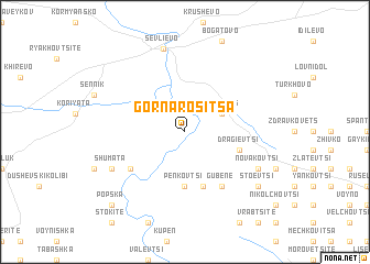 map of Gorna Rositsa