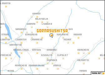 map of Gorna Sushitsa