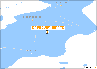 map of Gornaya Subbota