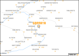 map of Gornaya