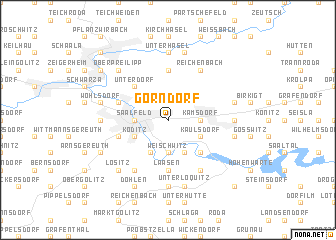 map of Gorndorf