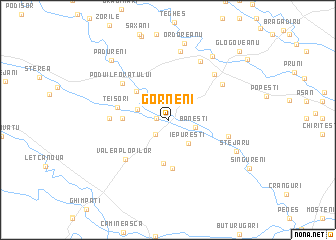 map of Gorneni