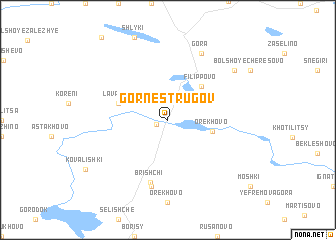 map of Gornestrugov