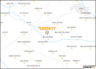 map of Gornety