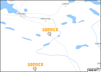 map of Górnica