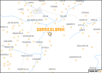 map of Gorni Čelopek