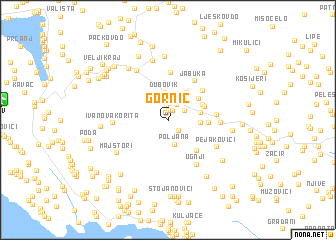 map of Gornić