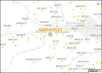 map of (( Gorni Grčec ))