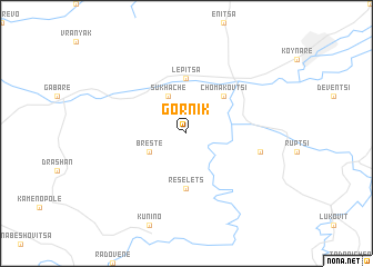 map of Gornik