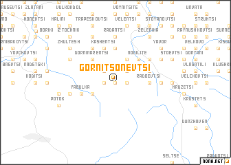 map of Gorni Tsonevtsi