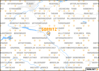 map of Görnitz