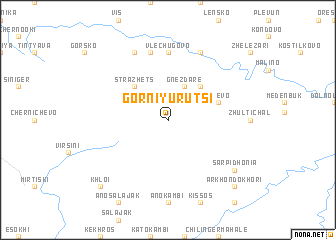 map of Gorni Yurutsi