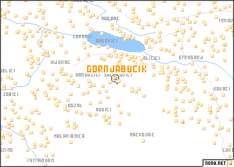 map of Gornja Bučik
