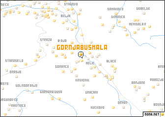 map of Gornja Buš Mala